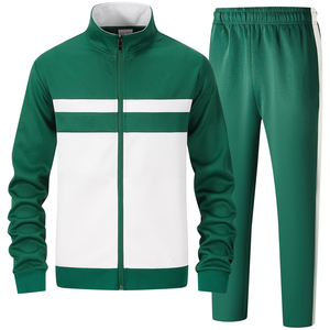 Chándal de invierno para hombre, traje de jogging 100% algodón ligero con capucha, ajuste Regular, transpirable, ecológico - Product Image 1