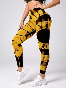 Leggings de yoga pour femmes de haute qualité avec taille élastique, séchage rapide, respirant, pantalon de fitness et de sport, vêtements de sport abordables - Product Image 4
