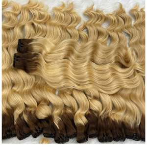 Vente en gros Meilleure Qualité Blonde Vietnamienne 613 Bundles Vague Naturelle Vierge Cheveux Machine Double Trame Extensions de Cheveux Humains - Product Image 2