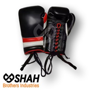 Vente chaude 16oz Qualité Professionnelle Boxe & Sanda Gants En Cuir De Haute Qualité Coloré Sport Conception En Gros Formation MMA - Product Image 2