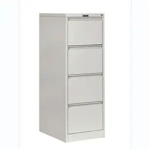 Schubladen-Schrank Serie Stahl-Archiverschrank 4 Schichten mit Schublade Metallschrank mit Schubladen und Schlössern