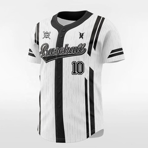 Nuevo Uniforme de Béisbol Personalizado de Manga Corta para Hombre, Jersey de Béisbol con Cuello Redondo y Estampado Personalizado - Product Image 2