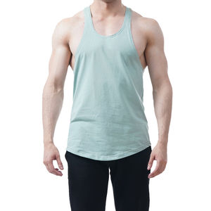Camiseta sin mangas de nueva fábrica, fabricación al por mayor, nueva ropa de entrenamiento para hombres, camiseta sin mangas suave deportiva para hombres, camiseta sin mangas de malla de Color sólido para hombres - Product Image 1