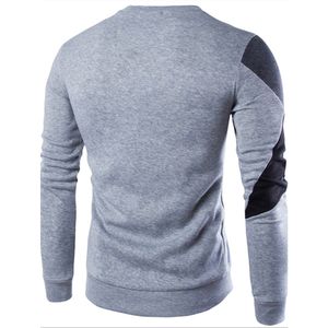 Fournisseur Sweat-shirt d'hiver pour hommes coupe normale pull à capuche de couleur unie polyvalent anti-rétrécissement 100% coton polaire anti-boulochage - Product Image 2