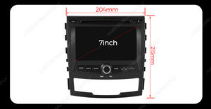 MEKEDE, Pantalla Android <span class=keywords><strong>con</strong></span> <span class=keywords><strong>Bluetooth</strong></span> para Auto, Navegación, Audio Estéreo 360, Car-play, Multimedia para Ssangyong Korando 2010-2013 - Product Image 2