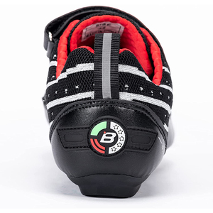 Bucklos รองเท้าขี่จักรยานบนถนนแบบล็อคเอง, รองเท้า SPD-SL SPD ล็อคล็อคจักรยานระบายอากาศน้ำหนักเบาอุปกรณ์เสริมรองเท้าผ้าใบ - Product Image 5