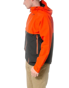 Vente en gros de veste unie et coupe-vent à logo personnalisé pull à capuche avec demi-fermeture éclair pour hommes anorak coupe-vent veste coupe-vent - Product Image 2