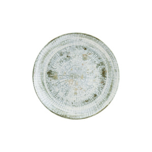 Plato Plano de Porcelana Gourmet Bonna Odette de 27 cm, Diseño Vintage, Color Oliva - Product Image 1