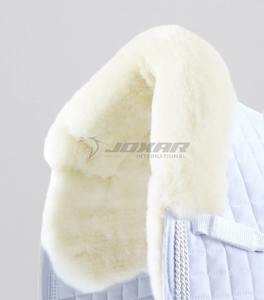 Selle anglaise matelassée douce et confortable, en coton de qualité supérieure, durable, personnalisée, selle d'équitation, selle sur mesure - Product Image 2