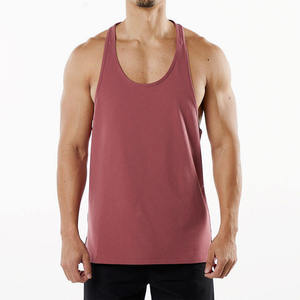 Chaleco personalizado culturismo entrenamiento muscular gimnasio Atlético Stringer algodón camiseta sin mangas camisetas sin mangas para hombre - Product Image 2