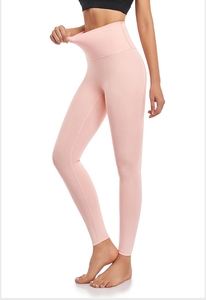Offres spéciales Lulu Yoga Leggings grande taille pantalons de Yoga vêtements de sport Fitness taille élastique nu Gym Fitness Leggings pour femmes vêtements - Product Image 4