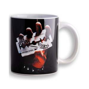 Mug à design original Judas Priest, structure en acier britannique à double paroi sous vide, capacité 50 ml/200 ml/600 ml/900 ml, prêt à être expédié - Product Image 1