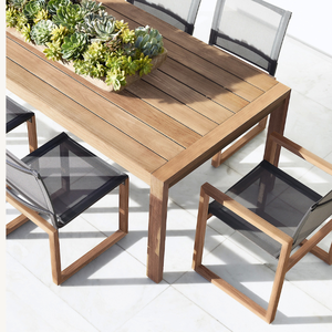 Chaise individuelle en teck, style moderne, pour extérieur, très résistante et anti-pourriture, en promotion. - Product Image 5