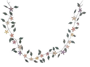 Hand-Crafted Metal Multi-Color Flower Garland Custom Size Indoor <b>Christmas</b> Ornament Luxury Home <b>Decor</b> for Party <b>Supplies</b> - Product Image 3