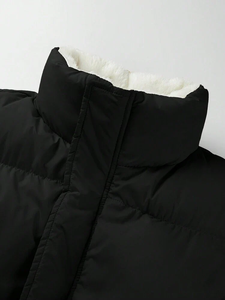 Heavy Insulated Breathable <b>Smart</b> Casual Hooded Winter Puffer <b>Jackets</b> <b>Men</b> Zipper Closure Front Logo Filled OEM Service Customized - Product Image 4