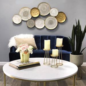 Candelabros de Metal Dorado para Decoración del Hogar, Diseño Escandinavo, Portavelas Decorativo para Mesa, Portavelas Negro para Colgar en la Pared - Product Image 4