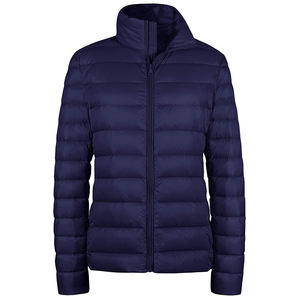 Chaqueta acolchada gruesa de alta calidad OEM y ODM para mujer, chaqueta transpirable de invierno con burbujas, chaqueta acolchada con relleno de algodón y forro de poliéster - Product Image 1
