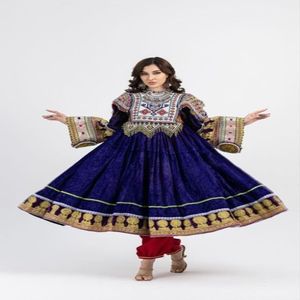 2025 vestido KUCHI afgano con vestido bordado tradicional Tribal hecho a mano para mujeres Festival KUCHI afgano cultura Pashtun - Product Image 4