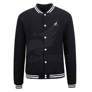 Men's Top-Notch High Quality Cotton Letterman <b>Jacket</b> <b>Slim</b> <b>Fit</b> Casual Stand Winter Comfortable Durable Breathable Customized - Product Image 1