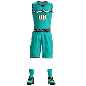 Uniformes de Baloncesto Personalizados en Oferta, Ropa Deportiva Transpirable de Poliéster Azul y Negro, Tallas XS a 5XL, Impresión por Sublimación - Product Image 2