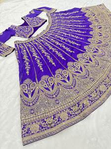 Lehenga Choli de Diseñador Hermoso y Popular para Bodas y Fiestas, Compre Directamente del Fabricante Indio - Product Image 6