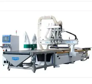 Máquina de anidamiento CNC para carpintería fácil de usar, enrutador automático para fabricación de muebles de 4 ejes 1325 a la venta en Nueva Zelanda