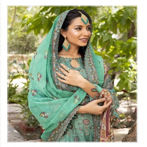 Mi การสร้าง KINARA-5 voluem 3ชิ้นสำหรับผู้หญิงซาลาร์คาเมซแบบลำลองชุดสูทงานแต่งงานที่สวยงามมีสไตล์ปักเลื่อม - Product Image 5