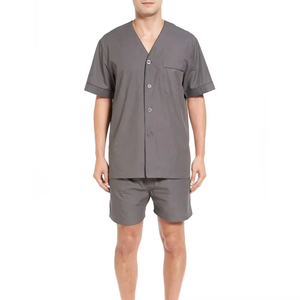 Conjunto Deportivo Personalizado de Calle, 100% Algodón, Estilo Holgado, Bordado Desgastado, Sudadera con Parches, Camiseta y Pantalones Cortos para Hombre, Lavado Ácido - Product Image 1