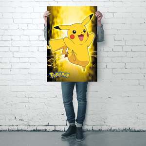 Pokmon Pikachu Neon <b>Poster</b> for Anime Fans - Product Image 3