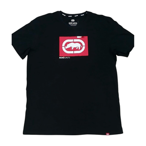 เสื้อยืดผ้าฝ้าย100% ลำลองสำหรับผู้ชายผ้าถักลายสีทึบขนาด160กรัมย้อมธรรมดาทรงพอดีตัวปกติ - Product Image 1