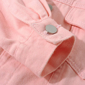 แจ็กเก็ตยีนส์สำหรับผู้หญิงสไตล์ไม่เหมือนใครแจ็กเก็ตยีนส์สำหรับผู้หญิง - Product Image 3