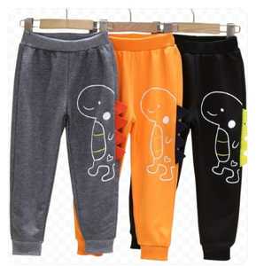 Joggers atléticos ligeros de 3 uds para niños con estampado de letras, cintura elástica de mezcla de poliéster suave y cómoda para Primavera/Verano/otoño - Product Image 1