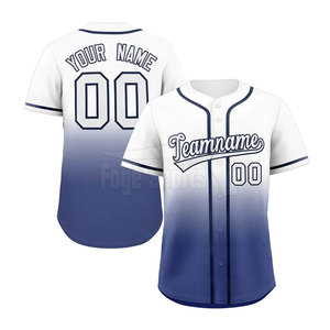 Jersey de béisbol con botones Tamaño personalizado y color Jersey de béisbol de manga corta - Product Image 4
