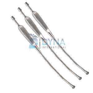 Ensemble de tubes d'aspiration Yankauer 3 pièces 14 "taille adulte | Instruments d'aspiration chirurgicale réutilisables | Certifié CE - Product Image 1
