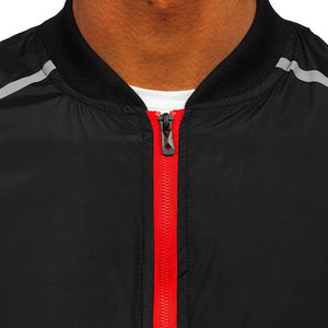 Chaqueta Bomber para Hombre, Cuello Redondo, Secado Rápido, Ligera, de Lona, Cortavientos, Estilo Urbano, Personalizable, al por Mayor, Precios Bajos - Product Image 6