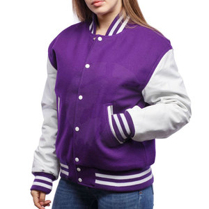 New Fashion Slim Fit Premium Quality <b>Women</b> Lettermen <b>Jacket</b> Durable Material <b>Women</b> Lettermen <b>Jacket</b> - Product Image 4