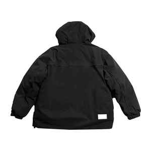 Veste d'hiver décontractée pour homme, coupe-vent, à capuche, en duvet de canard, avec fermeture éclair - Product Image 4