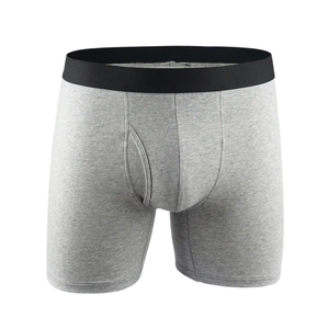 Ropa interior personalizada cómoda de talla grande para hombre, Calzoncillos Bóxer, pantalones cortos con logotipo 100% algodón, ropa interior caliente, pantalones cortos de compresión para gimnasio - Product Image 5