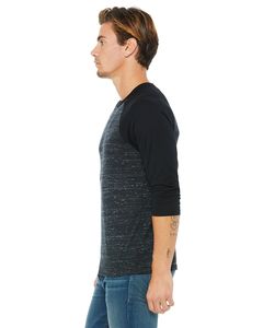 Bella + Canvas Unisex 3/4-Sleeve <b>Baseball</b> T-Shirt-XS to 2XLSporty and Breathable 3/4 Sleeve <b>Baseball</b> Raglan Breathable <b>Tee</b> - Product Image 5
