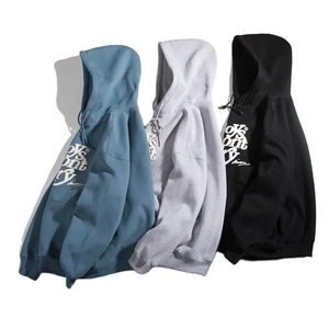 Sweat-shirts unisexes en molleton de coton uni, service OEM 2024, logo personnalisé, impression en relief, sweat-shirts personnalisés pour hommes et femmes - Product Image 4