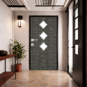 Urban Fire Rated Egress Door steel emergency exit with panic bar <b>for</b> high rise buildings offices and residential complexes - Product Image 1