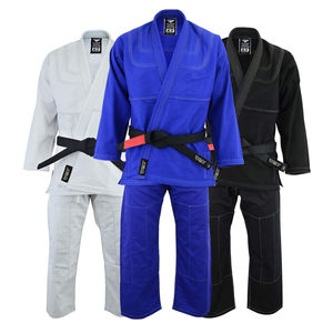 Uniforme de Jiu-Jitsu Brasileño para Hombre Adulto, Conjuntos de Tela de Algodón Premium, Ligeros y Transpirables para Entrenamiento Diario en la Academia - Product Image 2