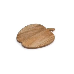 เขียงไม้รูปทรงแอปเปิ้ลทำด้วยมืออุปกรณ์ครัวผักผลไม้พิซซ่าเนื้อชีส - Product Image 1