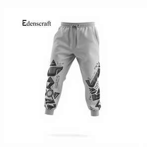 À la mode taille moyenne imprimé survêtement pantalon de survêtement pour hommes doux léger confortable ajustement pour Gym course décontracté Streetwear tenue quotidienne - Product Image 1
