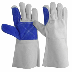 Gants de soudage en cuir de vachette renforcé, anti-vibration, antidérapants, avec manchette de sécurité, pour la sécurité industrielle des mains - Product Image 5