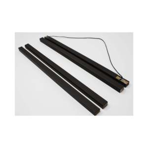 Black MDF Magnetic <b>Poster</b> Strips 62 cm 3 Pairs - Product Image 6