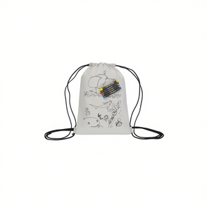 Personalized Promotional <b>Drawstring</b> Sportpacks for <b>Kids</b>-THEA Shoulder <b>Bag</b> - Product Image 2