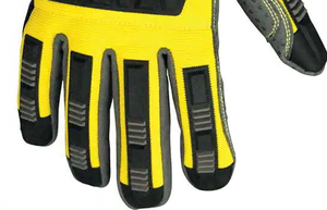Cuero Suave TPR en la parte posterior de la mano Guantes de resistencia al corte de impacto Guantes DE SEGURIDAD Campo petrolero - Product Image 6