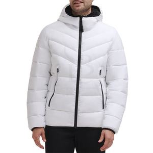 Chaqueta de invierno de alta calidad para hombre, chaqueta acolchada gruesa con cuello levantado y logotipo personalizado, chaqueta cómoda transpirable - Product Image 3