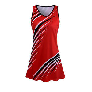 Nouvelle tenue d'entraînement de netball, style personnalisé, logo imprimé, fabrication pakistanaise, meilleure qualité, 100% polyester, respirante, légère, sur mesure - Product Image 1
